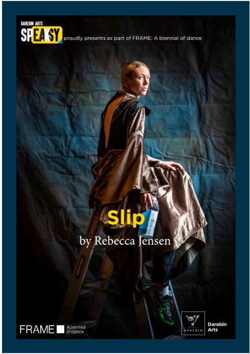 Program front cover for Slip by Rebecca Jensen