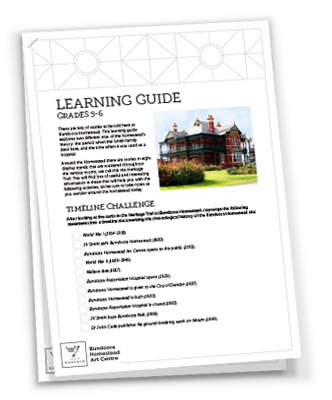 A large icon of a document, titled 'Learning Guide'