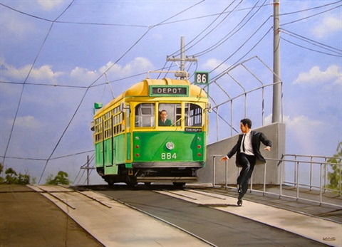 Running off the tram