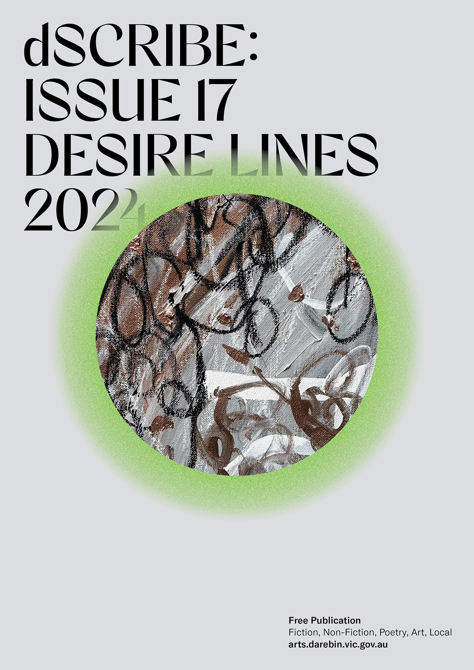 The front cover of dSCRIBE 17: Desired Lines