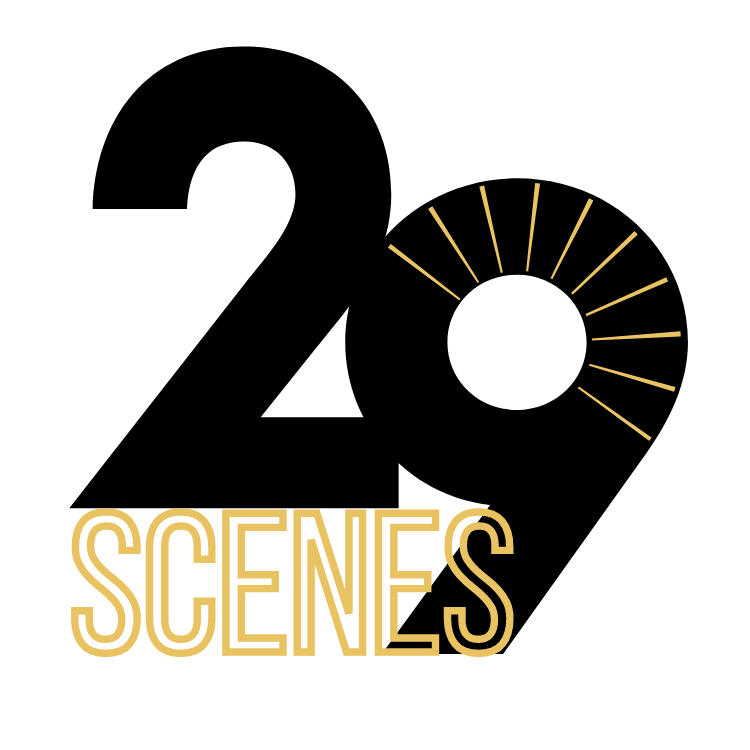 29 Scenes logo in black text