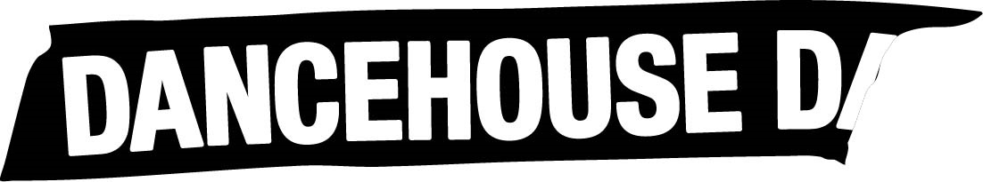 Black and white text of Dancehouse Logo