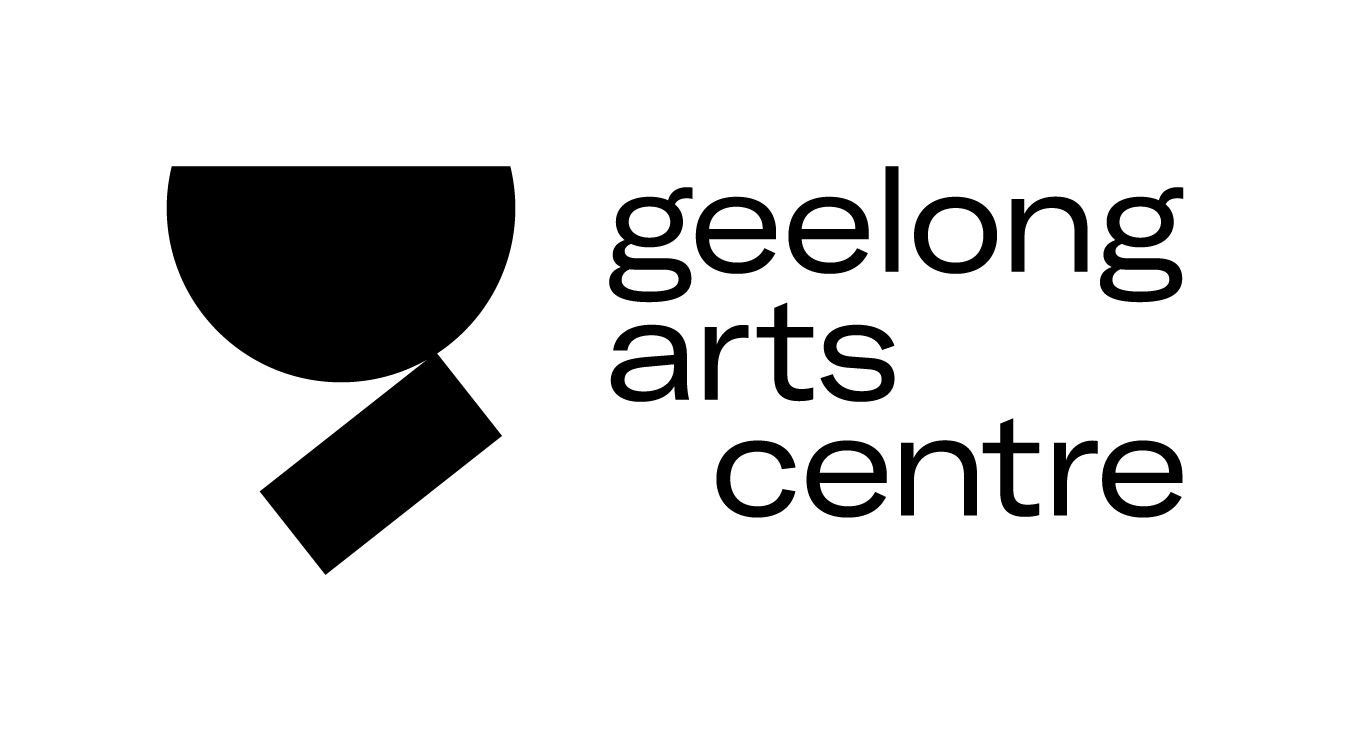Geelong Preforming Arts logo in black text