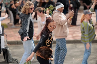 Attendees are invited to join in with the Djirri Djirri Dancers at Ganbu Gulin 2026 image by James Henry