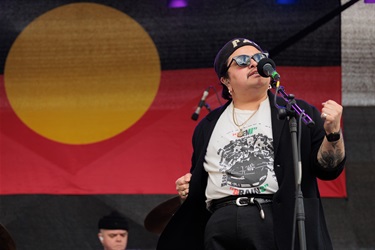 Mo’Ju performs at Ganbu Gulin 2026 image by James Henry