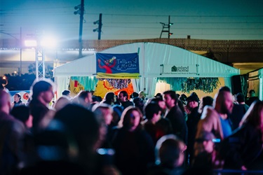 THE CUBE opening night image by Wild Hardt