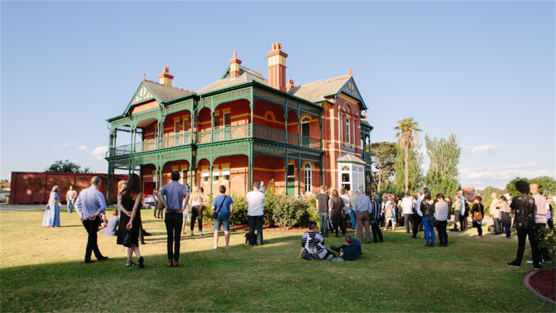 Bundoora Homestead façade Queen Anne style mansion