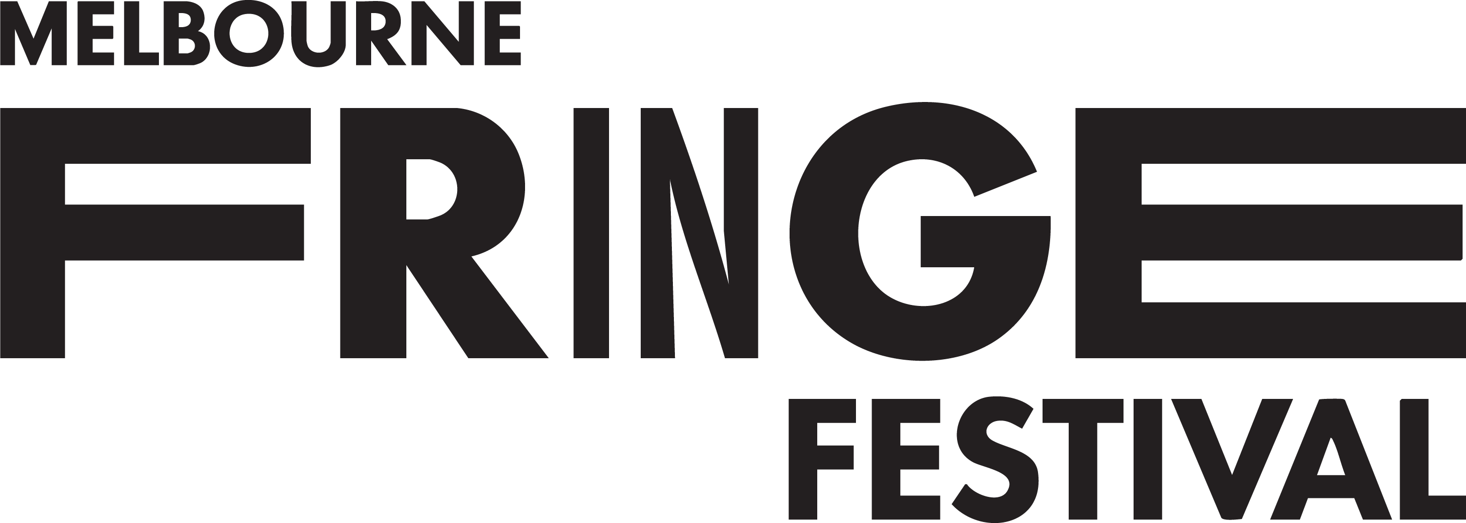 Melbourne Fringe Festival Logo with black text